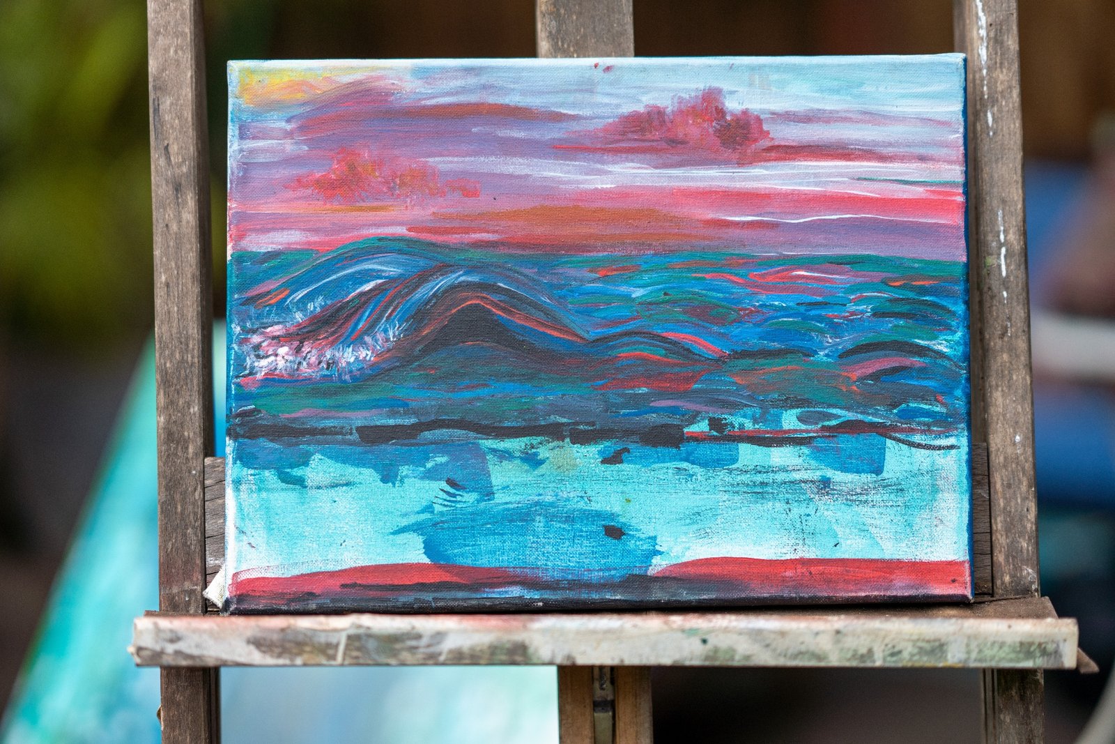 Murphy, abstract painting by Ash