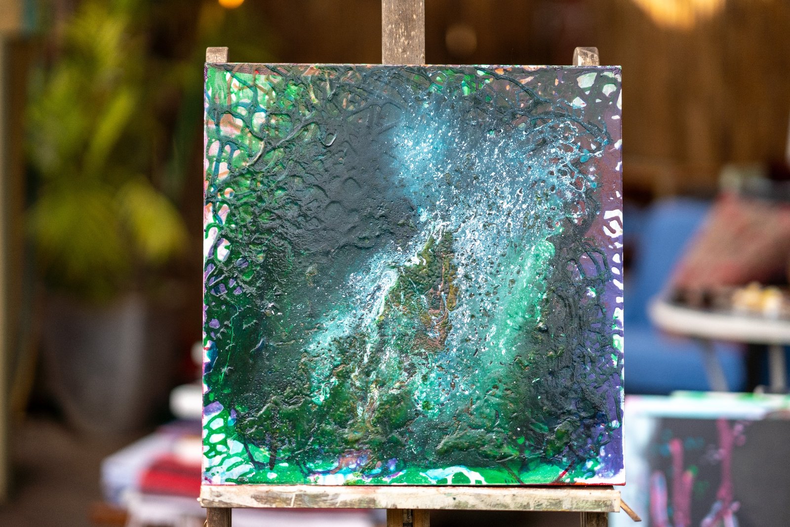 Sata, abstract painting by Ash
