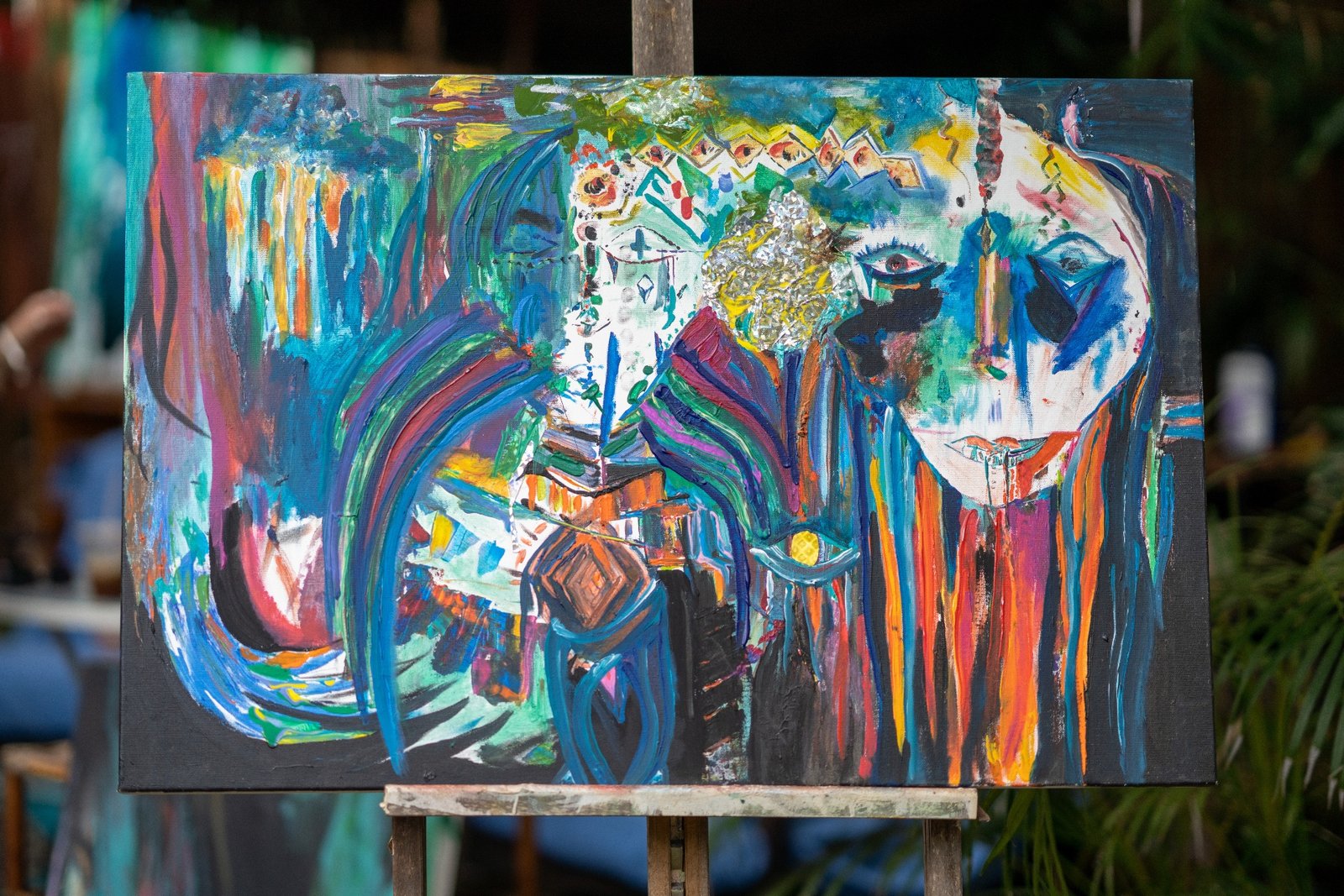 Translate Space, abstract painting by Ash